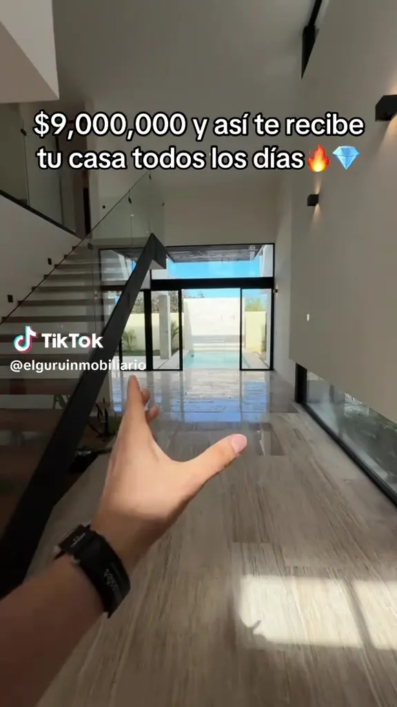 Casa Moderna en Residencial de Mérida con Vista y Alberca